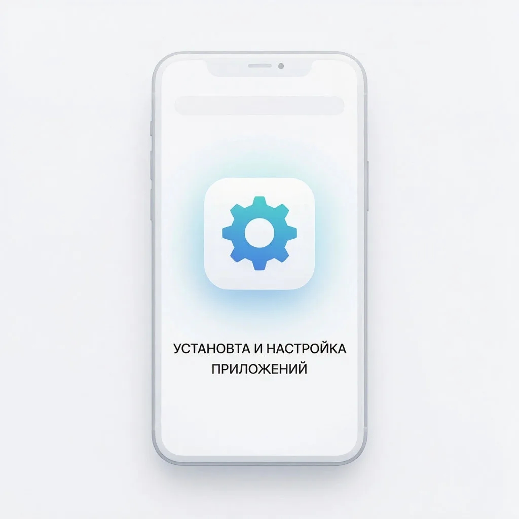 Установка и настройка приложений на смартфон